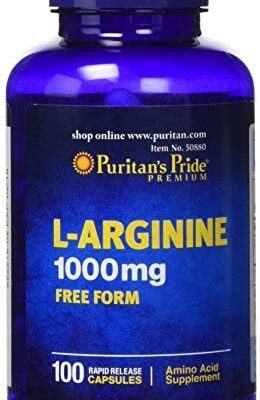 Puritan's Pride L-Arginine 1 mg Capsules