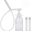 Multi-purpose Washer Enema Vaginal Cleaner, Intestinal Cleaning, Cleaning, Bidet, Delicate Multi-purpose Washer Enema Vaginal Cleaner, Intestinal Cleaning, Cleaning, Bidet, Delicate Care, Clean, Constipation Enema Shower, Backflow Prevention, Unisex, Manual Pump Type, 10.1 fl oz (300 ml) (1 Tube & 3 Replacement Heads)